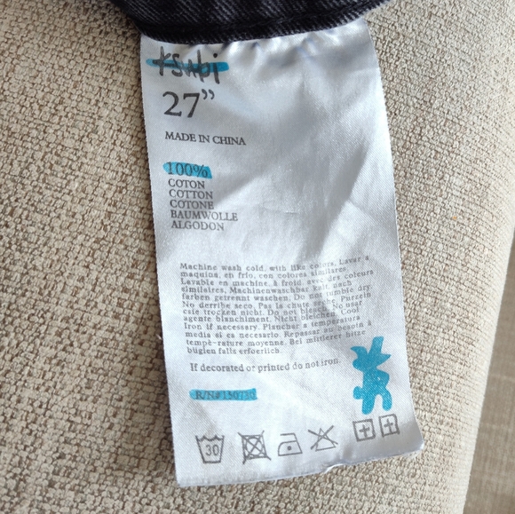 Ksubi skinny kickn Jeans in beat up black size 27 - Picture 10 of 10